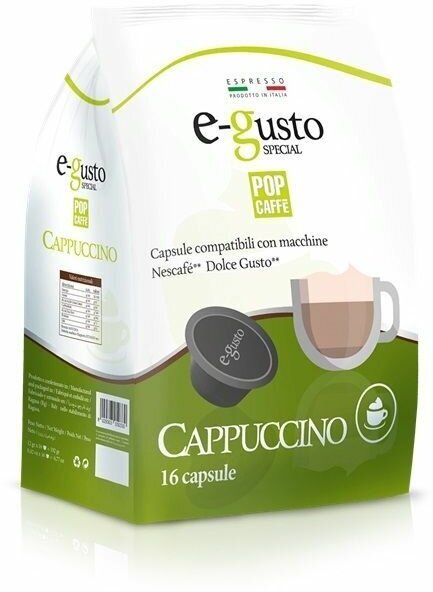 Кофе в капсулах POP CAFFE Cappuccino E-Gusto, 16 капсул - фотография № 1