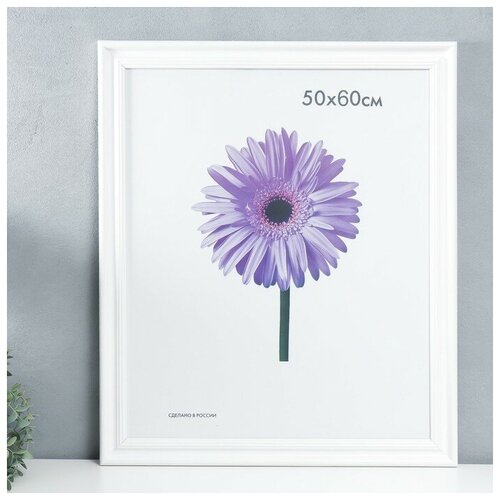 SUI Фоторамка дерево Liza 50х60 см белая (пластиковый экран)