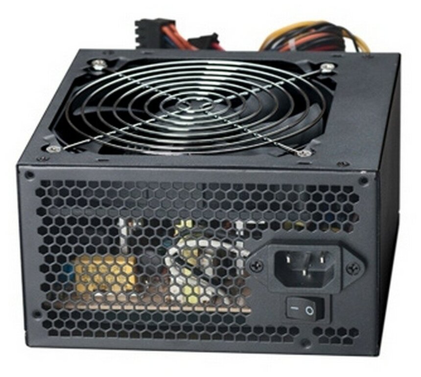 Блок питания ATX Exegate EX219465RUS 600W, black, 12cm fan, 24p+4p, 6/8p PCI-E, 3*SATA, 2*IDE, FDD - фото №16