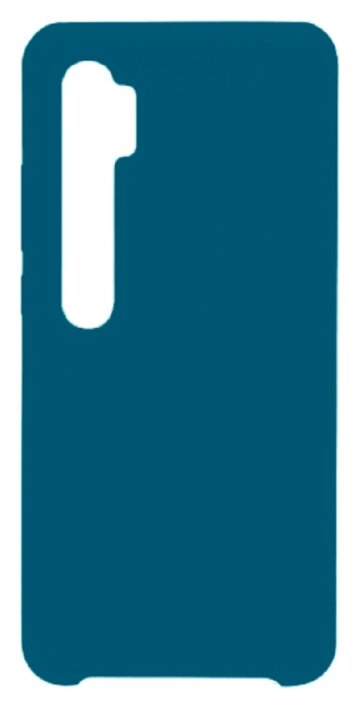 Накладка Silicone Case для Xiaomi Mi Note 10 Lite (Сине-зеленый)