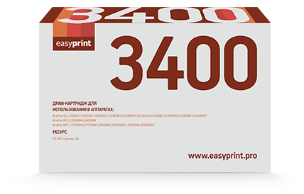 Драм-картридж (фотобарабан) EasyPrint DB-3400, совместимый, для Brother HL-L5000/5200/DCP-L5500/MFC-L5700/6800