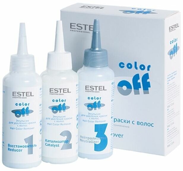 Эмульсия Estel Professional Color OFF Эмульсия для удаления стойких красок, 3 * 120 мл