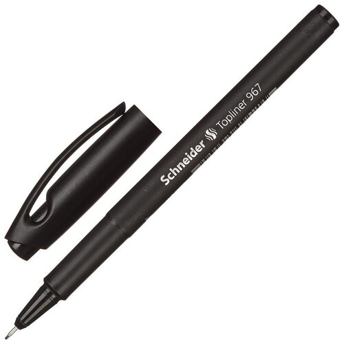 Ручка капиллярная Schneider Topliner 967 (0.4мм) черная (967/1)
