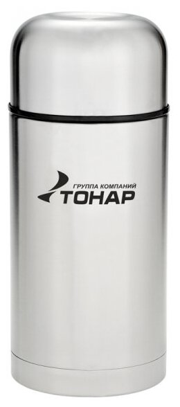 Классический термос ТОНАР HS.TM-019, 1.2 л, серебристый