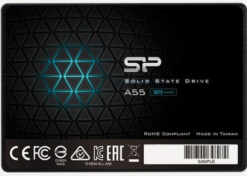 Изображение товара SSD диск Silicon Power Ace A55, 256Гб, 2.5," SATA (SP256GBSS3A55S25)