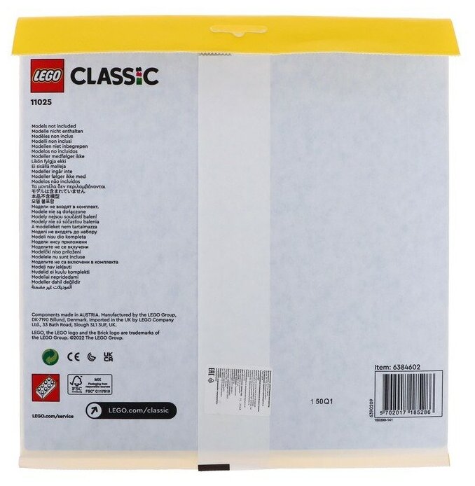 Конструктор LEGO Classic 11025 "Синяя базовая пластина" - фото №8