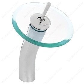 Смеситель для раковины Водопад стекло Accoona A9190 Латунь