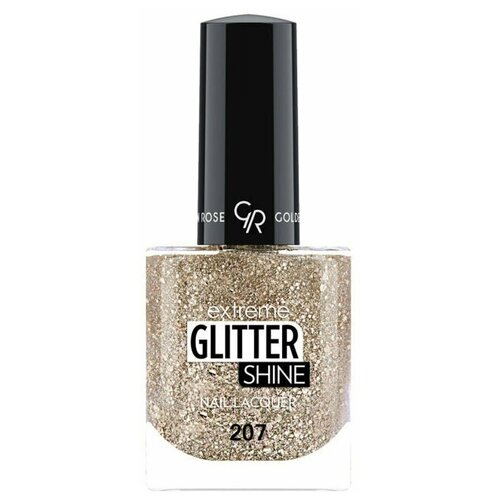 Golden Rose Лак Extreme Glitter Shine Nail Lacquer тон 207 GREGSNLG-L/207-2 шт.