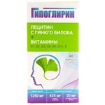 Лецитин с экстрактом гинкго билобы и витаминами капс. №40 - изображение