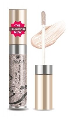 Блеск для губ Parisa Cosmetics Holographic LG612 т.103 Розовый кварц 8 мл