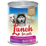 Корм для собак Lunch for pets оленина 850г (для крупных пород) - изображение