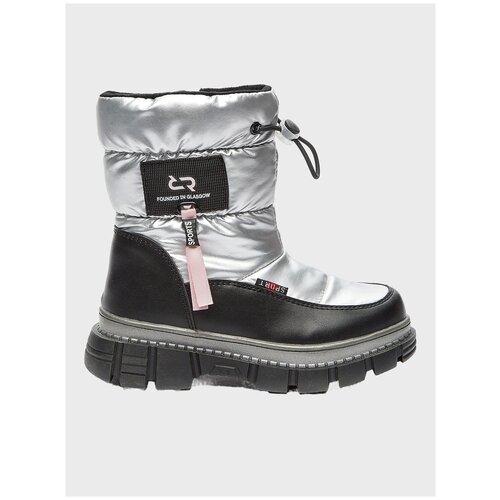 фото Полусапоги crosby детские (для девочек) серебряный/36