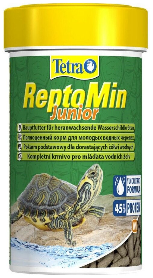 Tetra ReptoMin Junior корм в виде палочек для молодых водных черепах 250 мл - фотография № 11