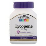 Ликопин 21st Century Lycopene 25 mg (60 таблеток) - изображение