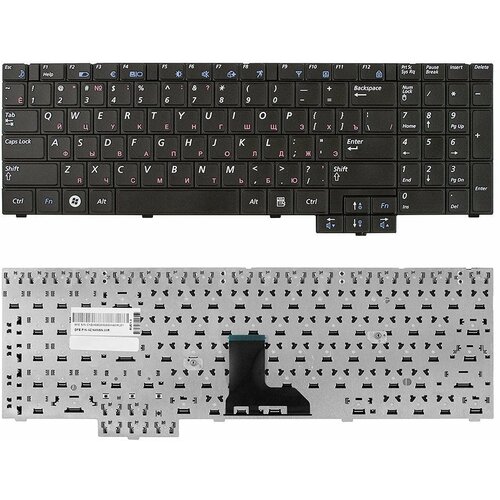 Клавиатура для ноутбука SAMSUNG R528 черная клавиатура для ноутбука samsung r525 r528 r530 series плоский enter черная без рамки pn ba59 02832c