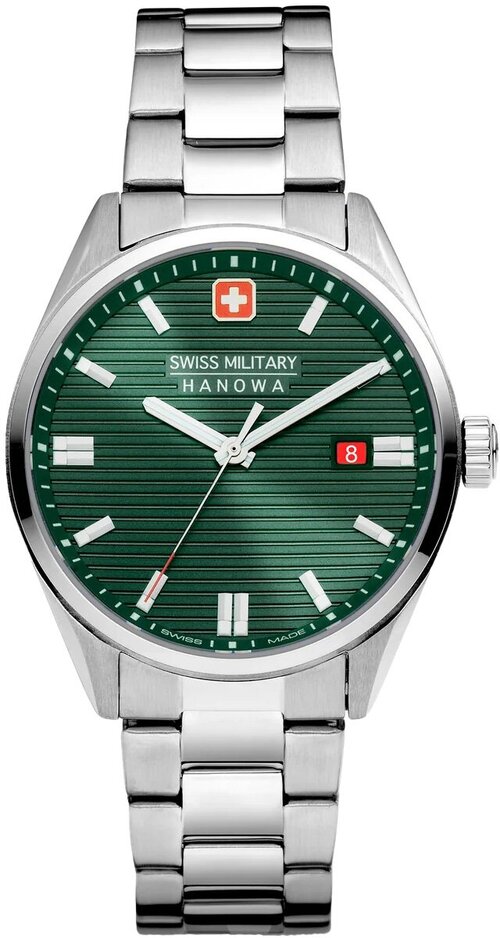 Наручные часы Swiss Military Hanowa Land SMWGH2200105, зеленый, серебряный