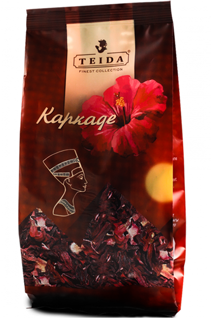 Чай красный Teida Каркаде листовой 100 г - фотография № 2