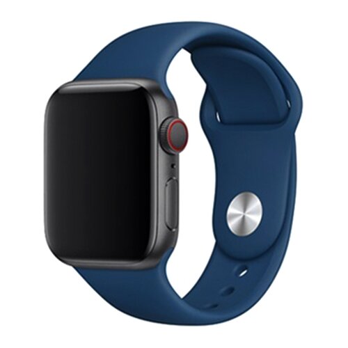 Ремешок силиконовый Devia Series Sport для Apple Watch 38mm\40mm (синий)