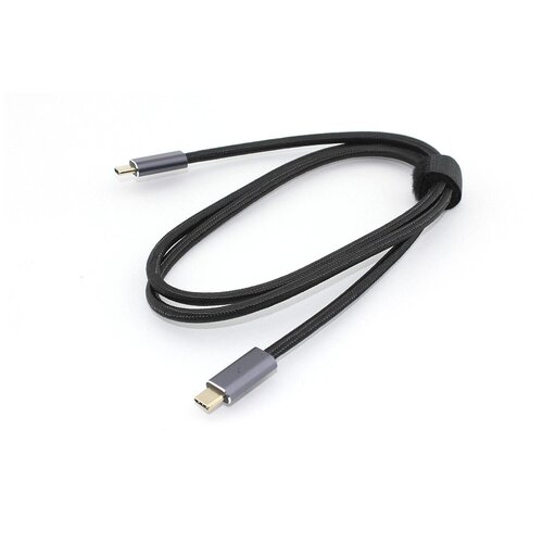 Кабель USB4 Type C на Type C Thunderbolt 3, PD 100W 1м thunderbolt 3 cable 1 5m 40gbps pd 100w usb4 thunderbolt 3 male cable 5k or dual 4k type c to type c cable for macbook pro