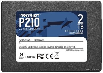 Твердотельный накопитель Patriot Memory 2048 ГБ SATA P210S2TB25