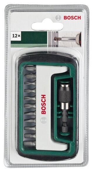 Набор 12 бит PH/PZ/TORX/SL/ HEX XH BOSCH 2608255995 - фотография № 2