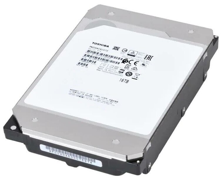 Жесткий диск 3.5" 16.0Tb SAS 12 Gbit/s, 512 Mb, 7200 rpm. HeliumCMR. Sie/sed Toshiba Enterprise Capa