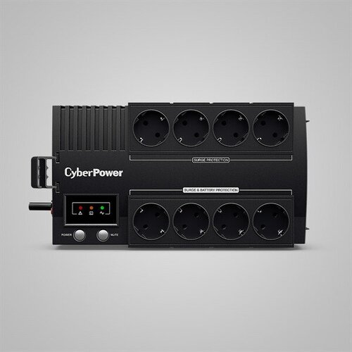 источник бесперебойного питания line interactive ut g 1100ва660вт фазы 11 43 мин tower schuko usb cyberpower 1000503881 1 шт Cyberpower BS450E Line-Interactive 450VA/270W USB (4+4 EURO)