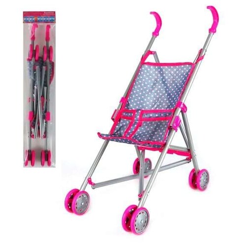 фото Прогулочная коляска Наша игрушка Конфетти M7492-2 розовый/синий