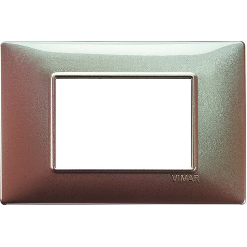 Рамка Plana для 3 модулей коричневая переливающаяся Vimar 14653.23