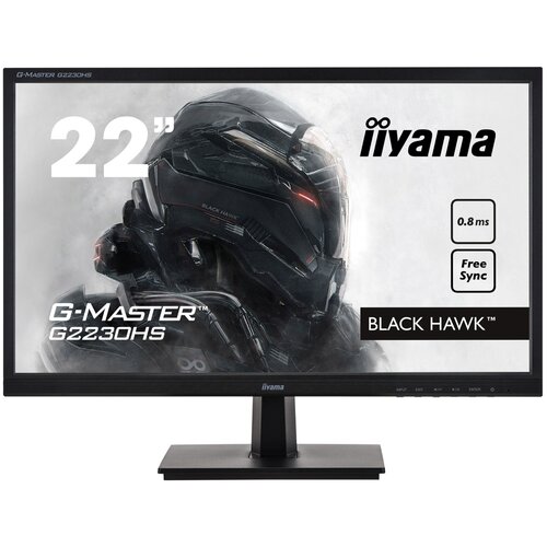 Монитор Iiyama 215 G-Master G2230HS-B1 черный TN LED 169 HDMI MM матовая 250cd 170гр160гр 1920x1080 D-Sub DisplayPort FHD 31кг 1449600₽