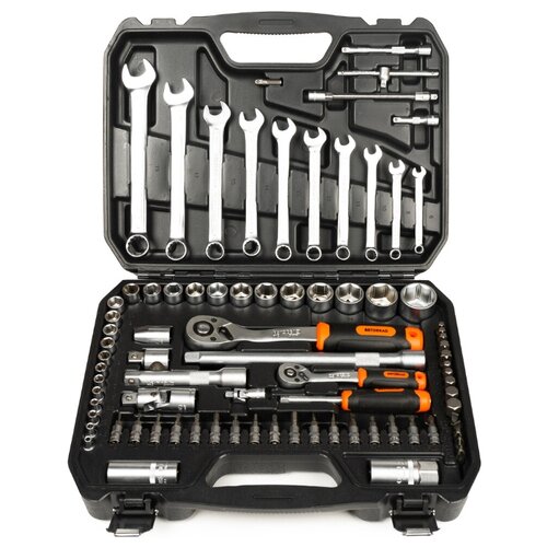 фото Набор инструмента автодело про 82пр. 1/2", 1/4" 39882 автоdело