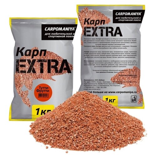 фото Прикормка серия экстра тутти-фрутти 1кг карпомания