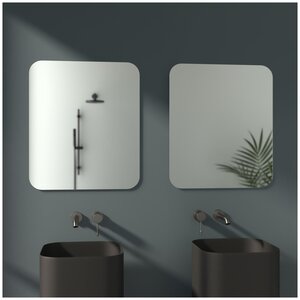 Зеркало настенное EDGE EVOFORM 60x70 см, для гостиной, прихожей, спальни, кабинета и ванной комнаты, SP 9887