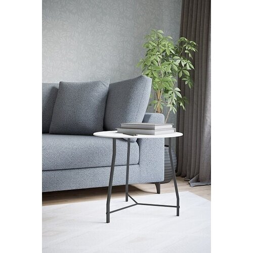 Стол журнальный Пауль Белый