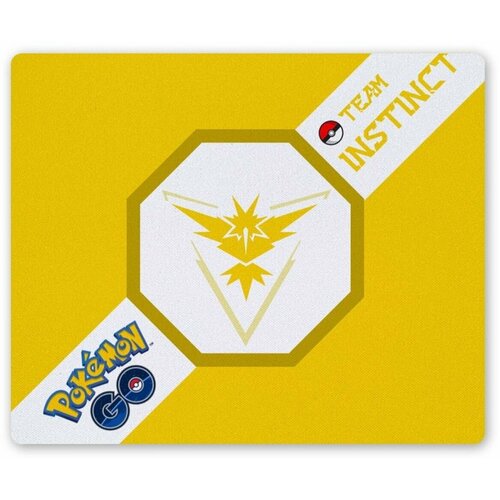 Коврик для мышки прямоугольный Pokemon Go Team Instinct