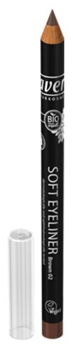 Lavera Карандаш для глаз Soft Eyeliner Pencil, оттенок 02 коричневый