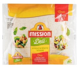 Mission Deli Лепешки пшеничные зерновые бездрожжевые 250 г