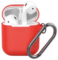 Чехол Deppa для AirPods с карабином