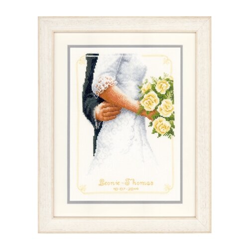 фото Набор для вышивания свадебный букет vervaco