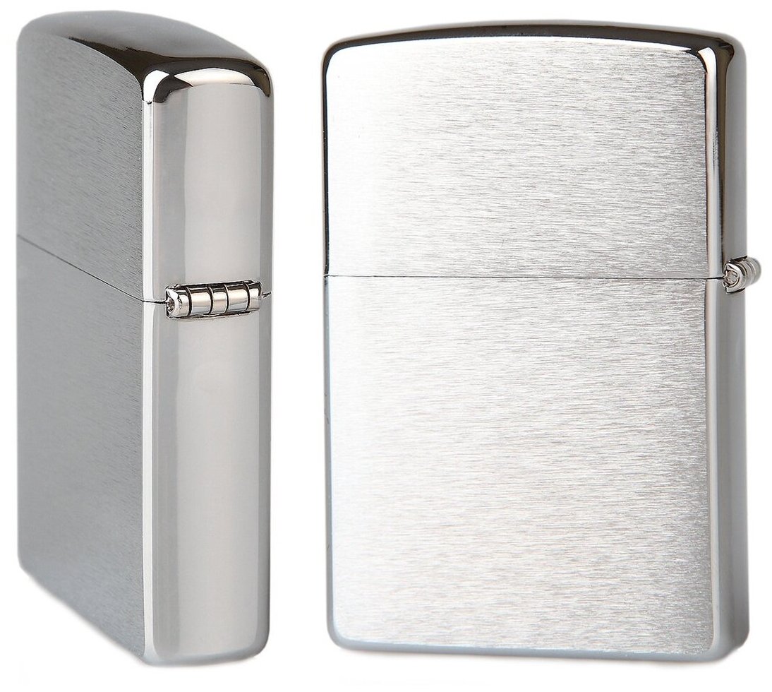 Зажигалка Zippo Classic латунь/сталь серебристый матовый - фото №3