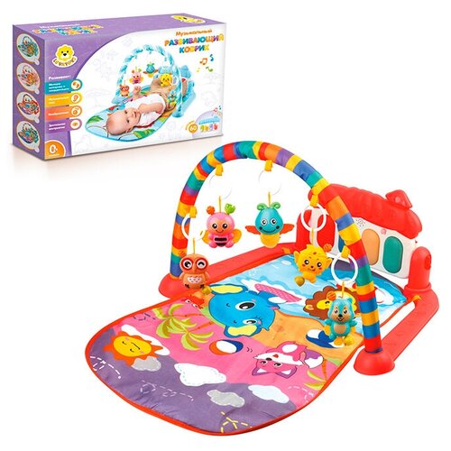 Коврик 930YS Levatoys с игрушками на дугах в коробке