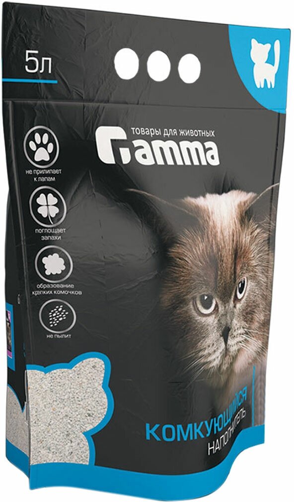 Наполнитель для кошачьего туалета Gamma - фото №7