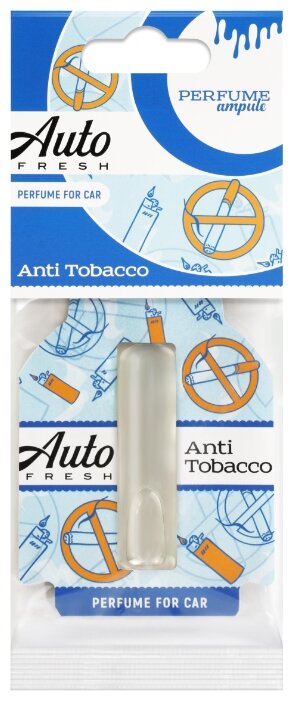 Auto Fresh Ароматизатор для автомобиля Perfume Ampule Anti Tabacco