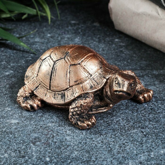 Хорошие сувениры Фигура "Черепаха" бронза, 6х7х6см