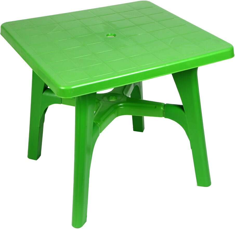Стол садовый дачный квадратный столик уличный пластиковый