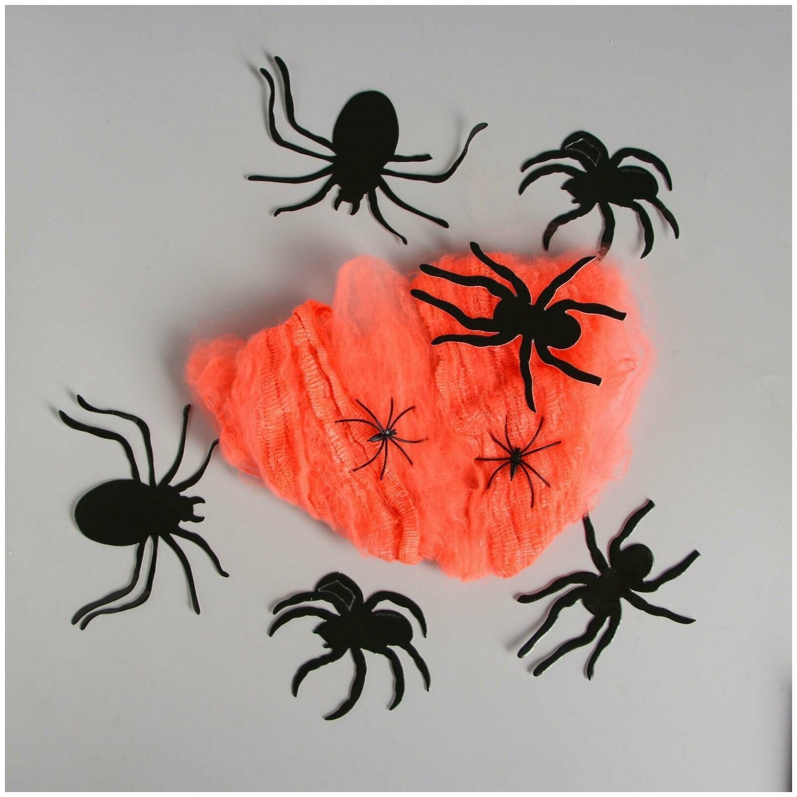 Карнавальный набор Паучки, паутина, фигурки пауки