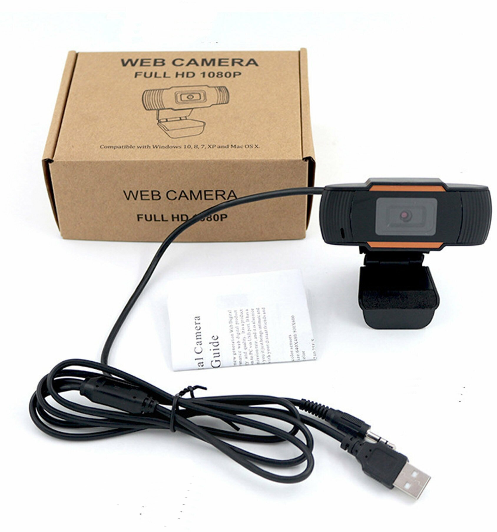 Веб-камера PC CAM Mini packing RD-VKC12 со встроенным микрофоном