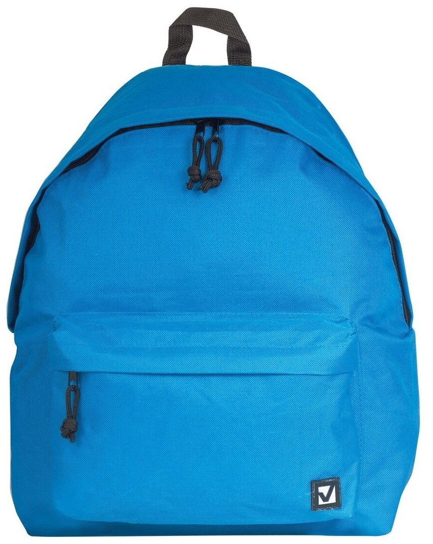 Рюкзак универсальный Brauberg сити-формат, один тон, голубой, 20 литров, 41х32х14 cм (225374)