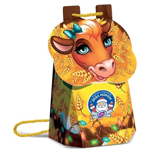 фото Подарочный набор konti рюкзачок-бычок, 500 г