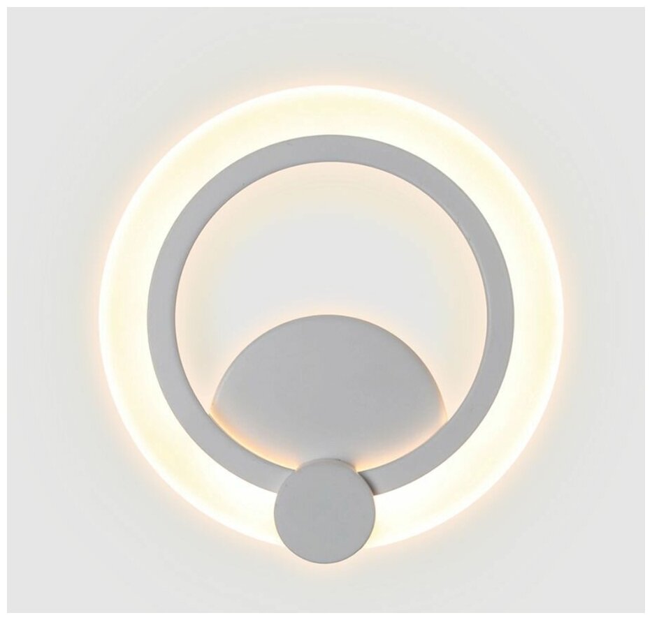Светильник настенный светодиодный бра RITTER 52352 9 ROLO 15Вт, 5кв. м, 3 режима, белый
